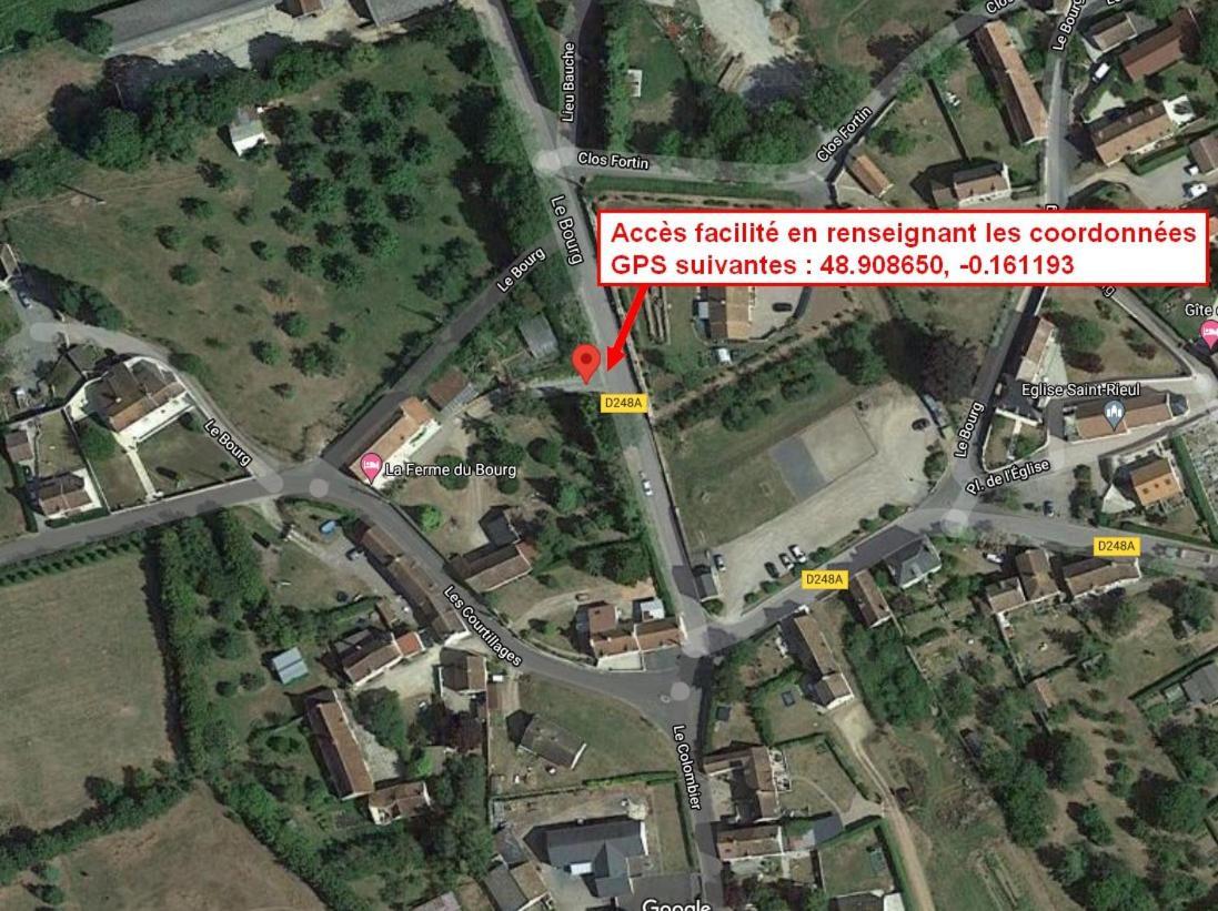 Bed and Breakfast La Ferme Du Bourg Eraines Exterior foto